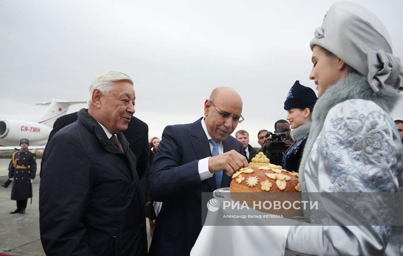 XVI саммит БРИКС. Прилет президента Мавритании Мухаммеда ульд аш-Шейх аль-Газуани