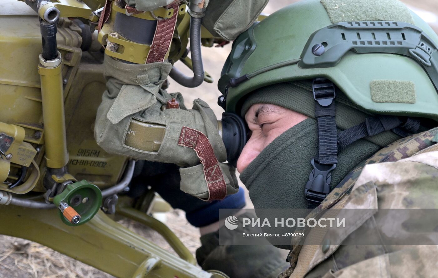 Боевая подготовка противотанкового подразделения ЦВО в ДНР