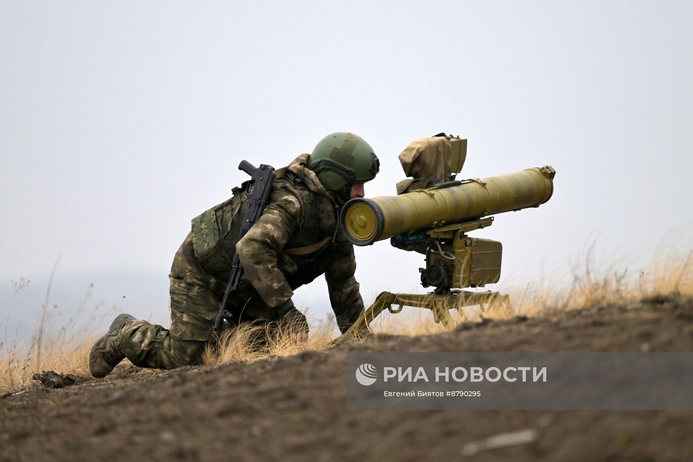 Боевая подготовка противотанкового подразделения ЦВО в ДНР