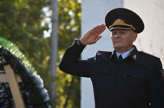 Возложение цветов ко Дню освобождения города Мелитополь