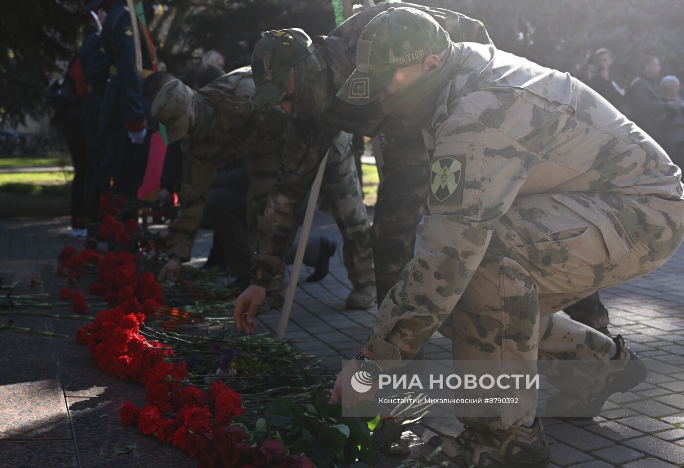 Возложение цветов ко Дню освобождения города Мелитополь