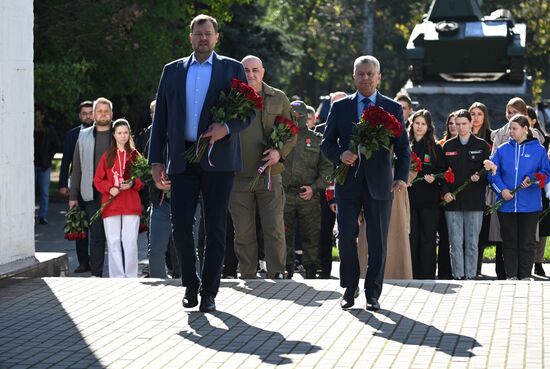 Возложение цветов ко Дню освобождения города Мелитополь