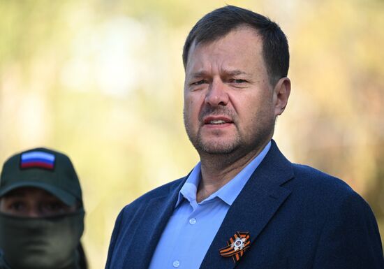 Возложение цветов ко Дню освобождения города Мелитополь