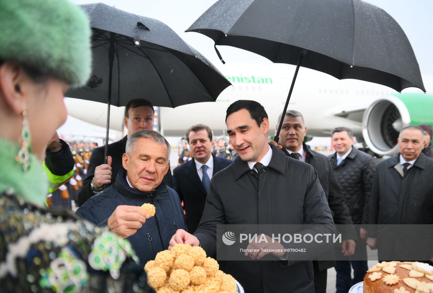 XVI саммит БРИКС. Прилет президента Туркменистана Сердара Бердымухамедова