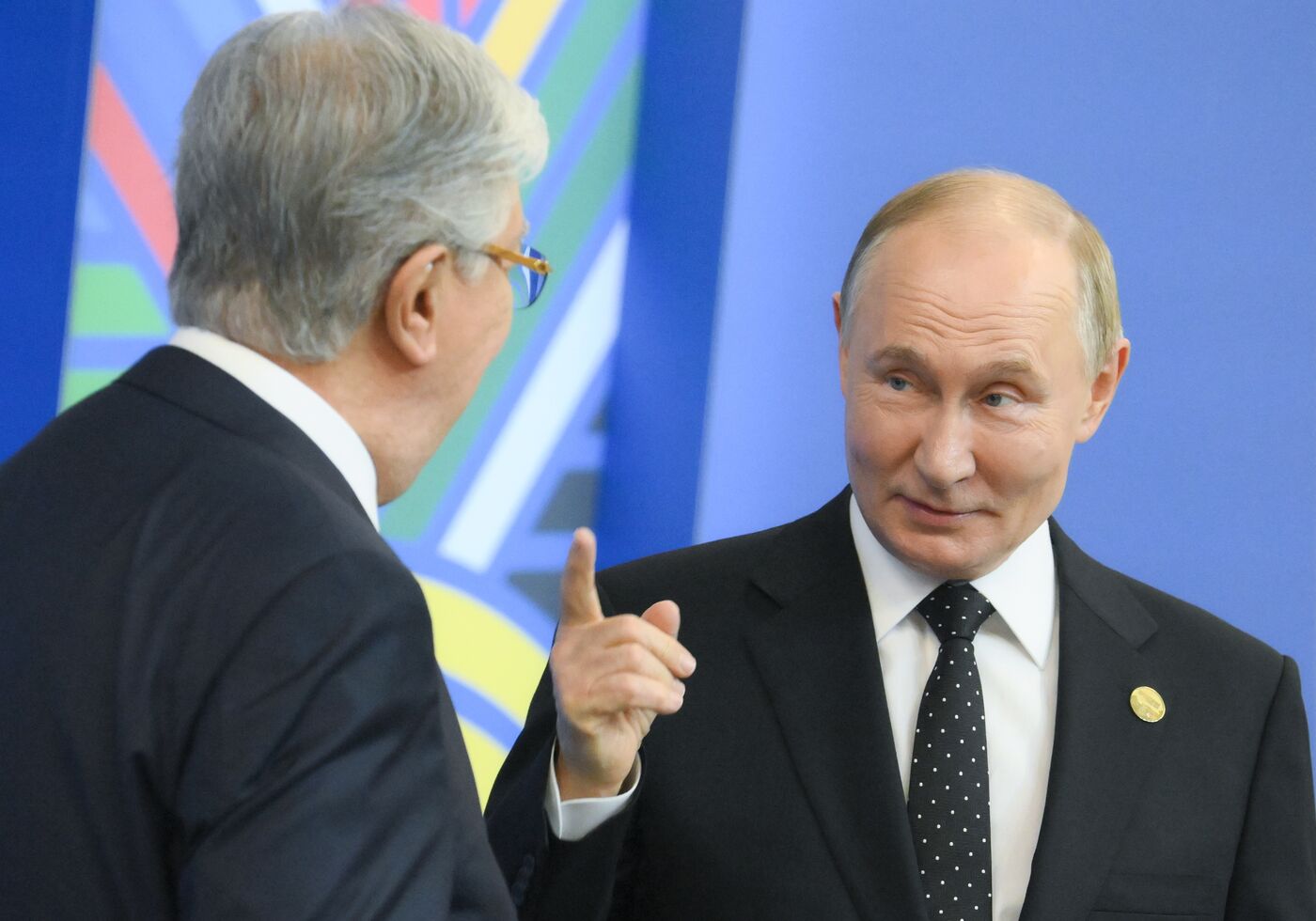 XVI саммит БРИКС. Церемония официальной встречи президентом РФ В. Путиным глав делегаций стран БРИКС