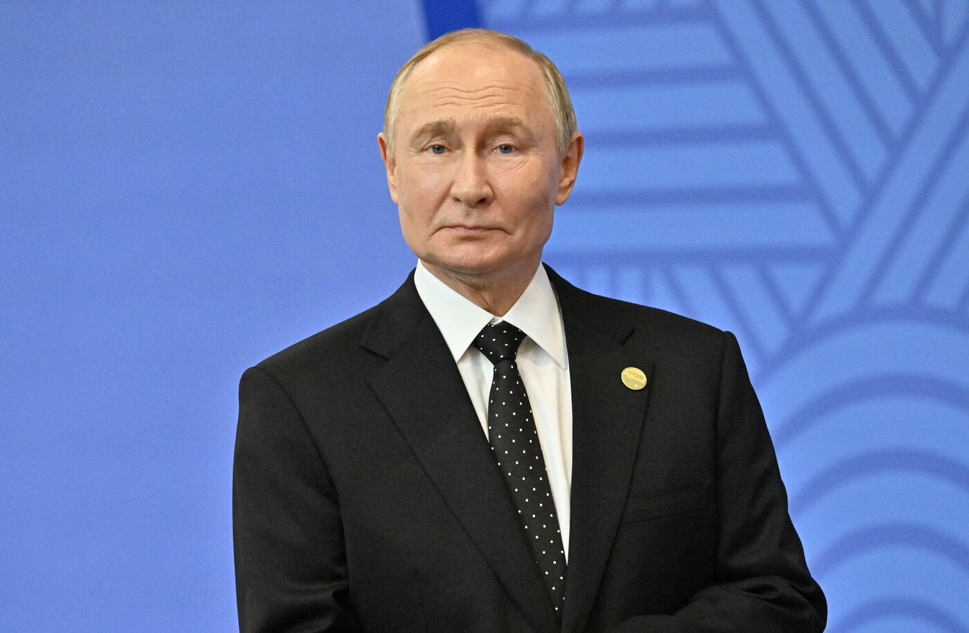 XVI саммит БРИКС. Церемония официальной встречи президентом РФ В. Путиным глав делегаций стран БРИКС