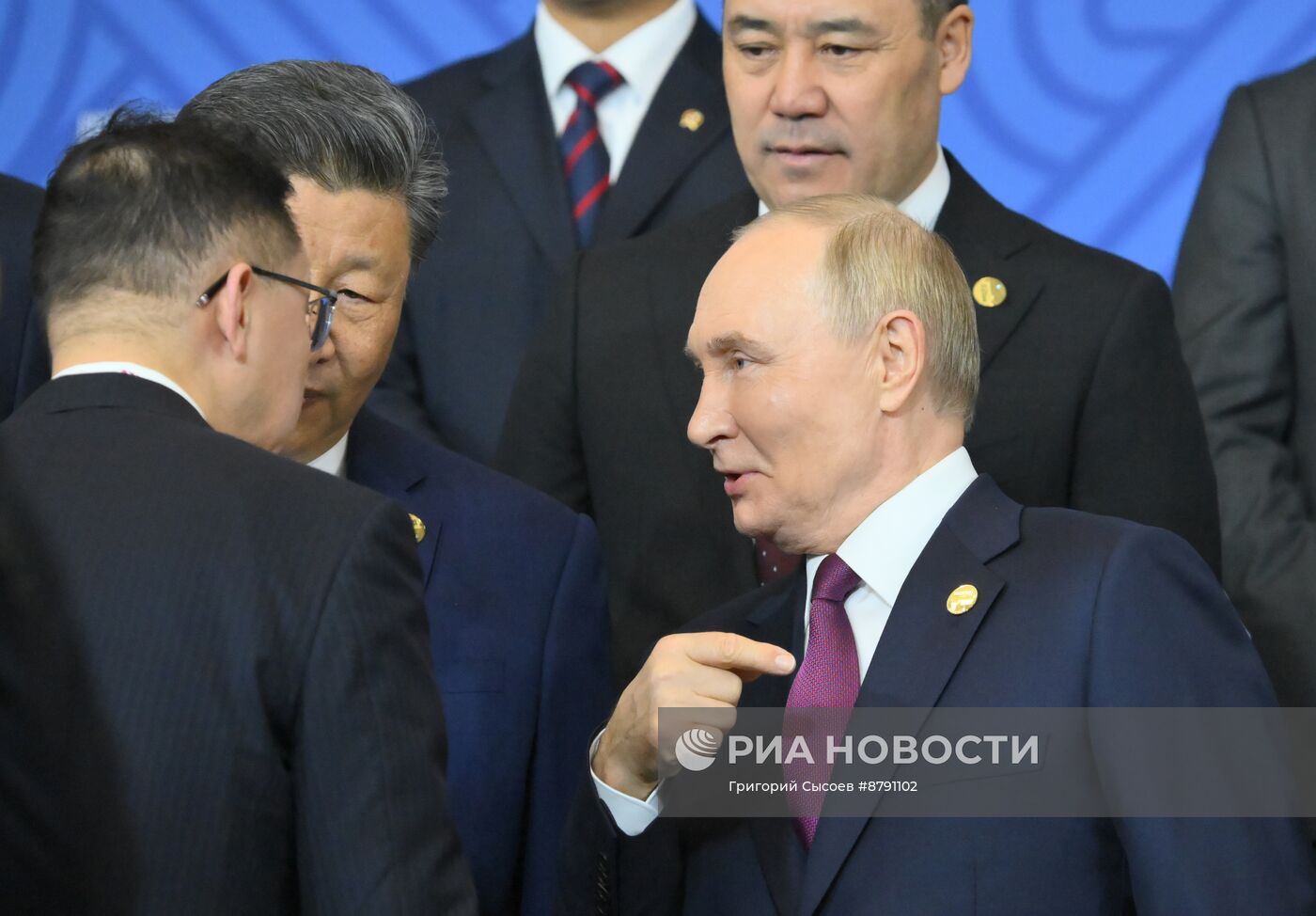 XVI саммит БРИКС. Совместное фотографирование глав делегаций государств БРИКС