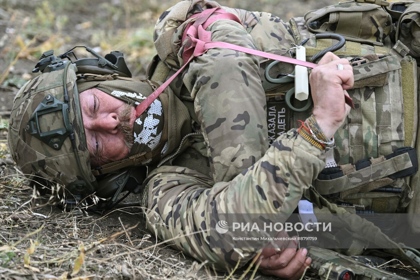 Подготовка новобранцев 1430 гвардейского полка на Запорожском направлении