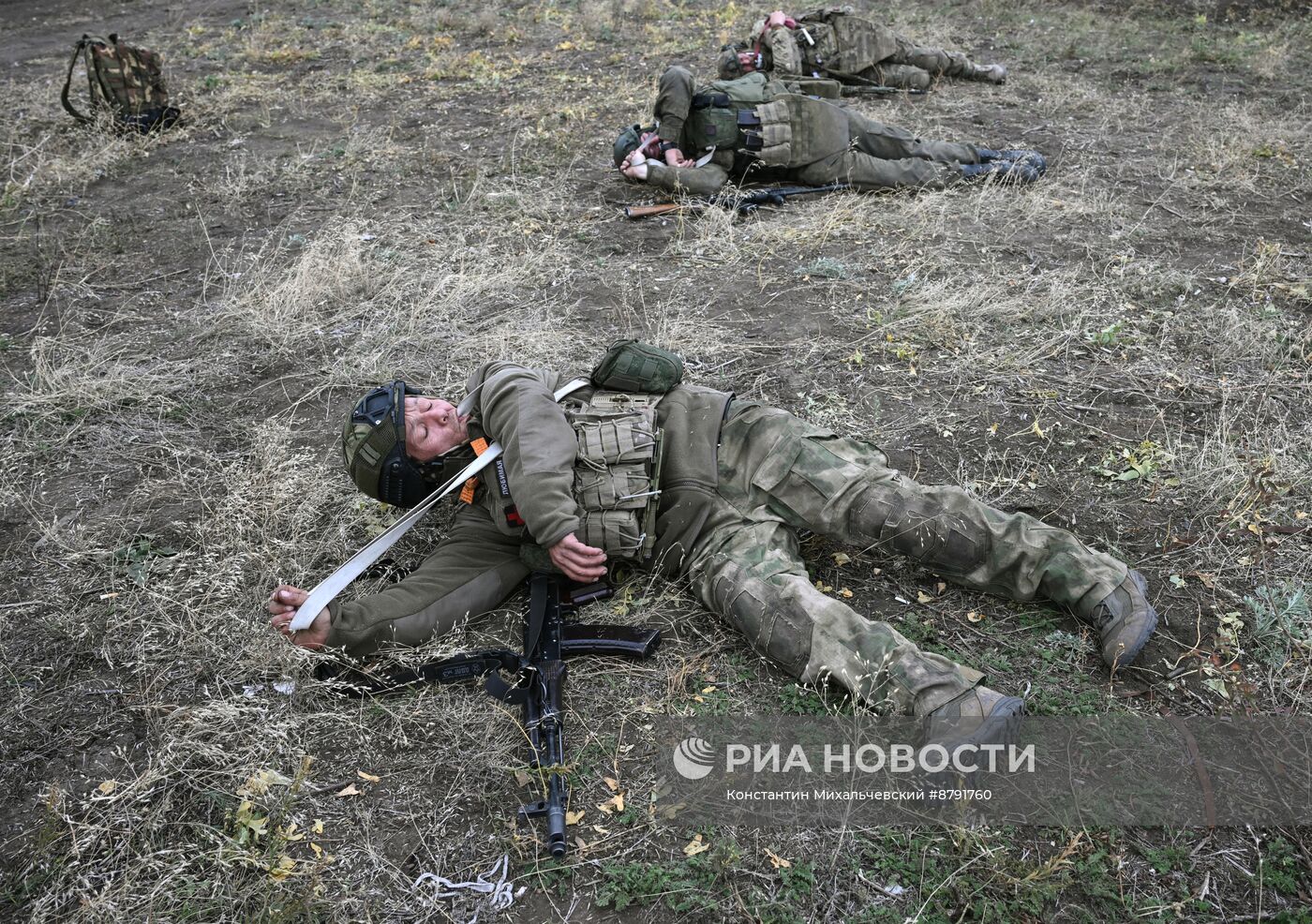 Подготовка новобранцев 1430 гвардейского полка на Запорожском направлении