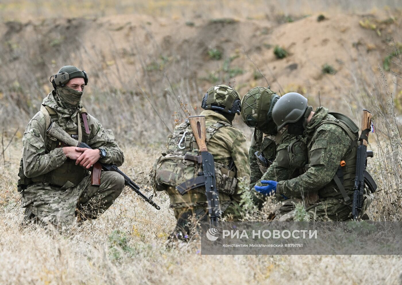 Подготовка новобранцев 1430 гвардейского полка на Запорожском направлении