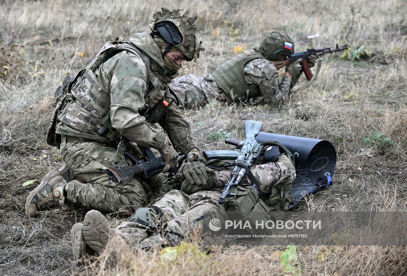 Подготовка новобранцев 1430 гвардейского полка на Запорожском направлении