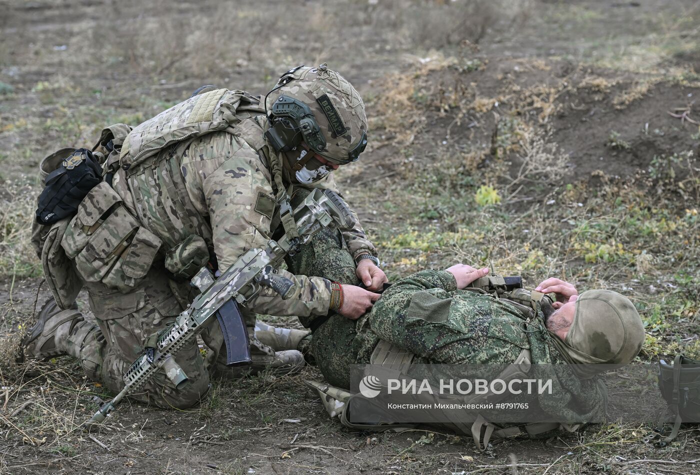 Подготовка новобранцев 1430 гвардейского полка на Запорожском направлении