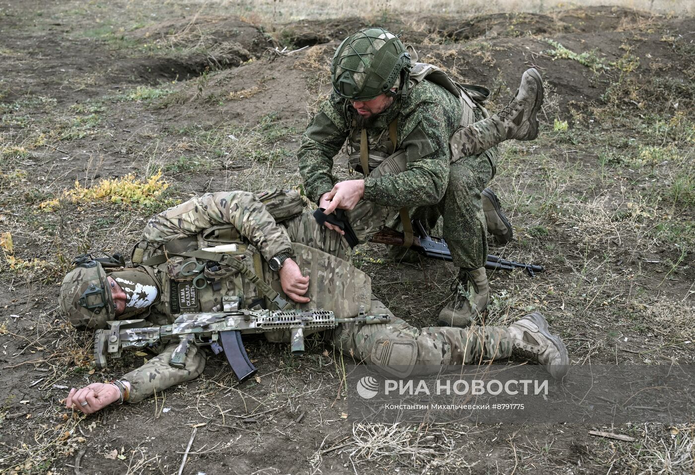 Подготовка новобранцев 1430 гвардейского полка на Запорожском направлении