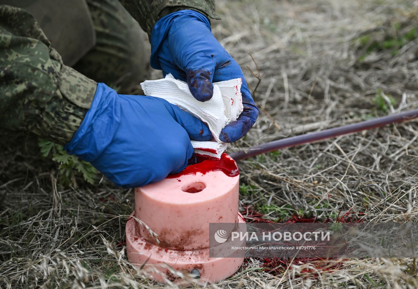 Подготовка новобранцев 1430 гвардейского полка на Запорожском направлении