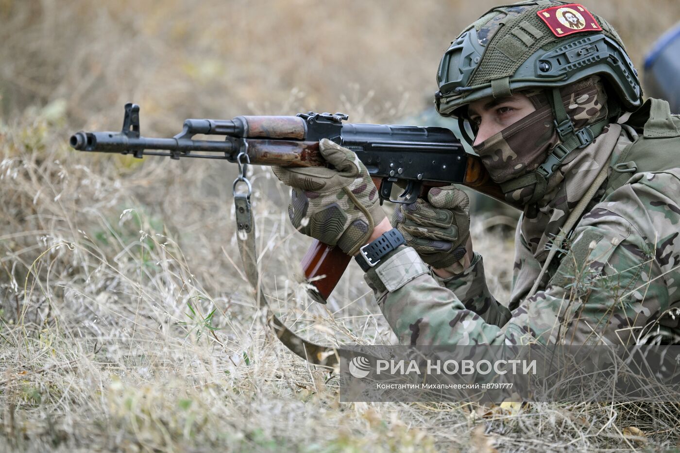 Подготовка новобранцев 1430 гвардейского полка на Запорожском направлении