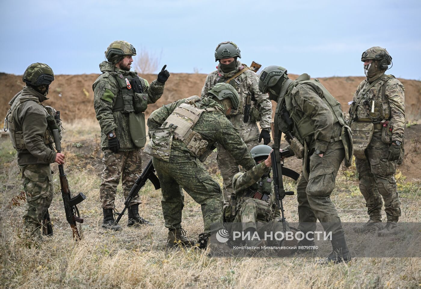 Подготовка новобранцев 1430 гвардейского полка на Запорожском направлении