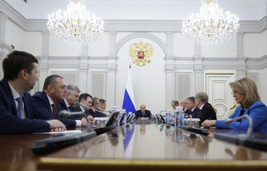 Премьер-министр Михаил Мишустин провел совещание с вице-премьерами РФ