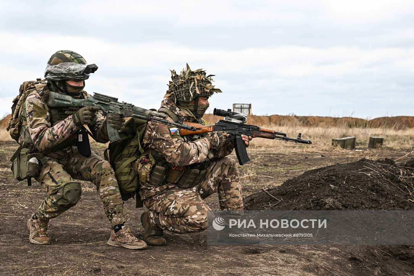 Подготовка новобранцев 1430 гвардейского полка на Запорожском направлении