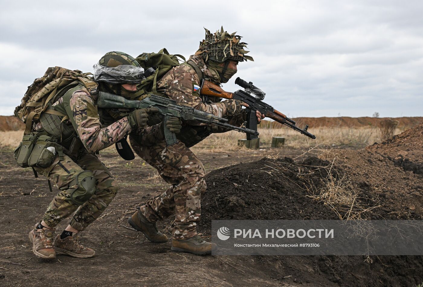 Подготовка новобранцев 1430 гвардейского полка на Запорожском направлении