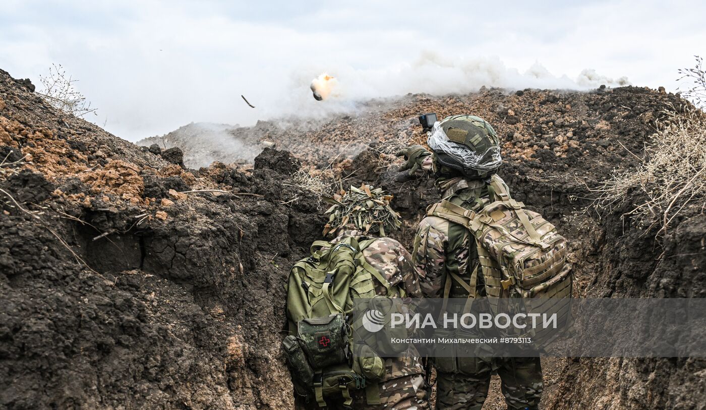 Подготовка новобранцев 1430 гвардейского полка на Запорожском направлении