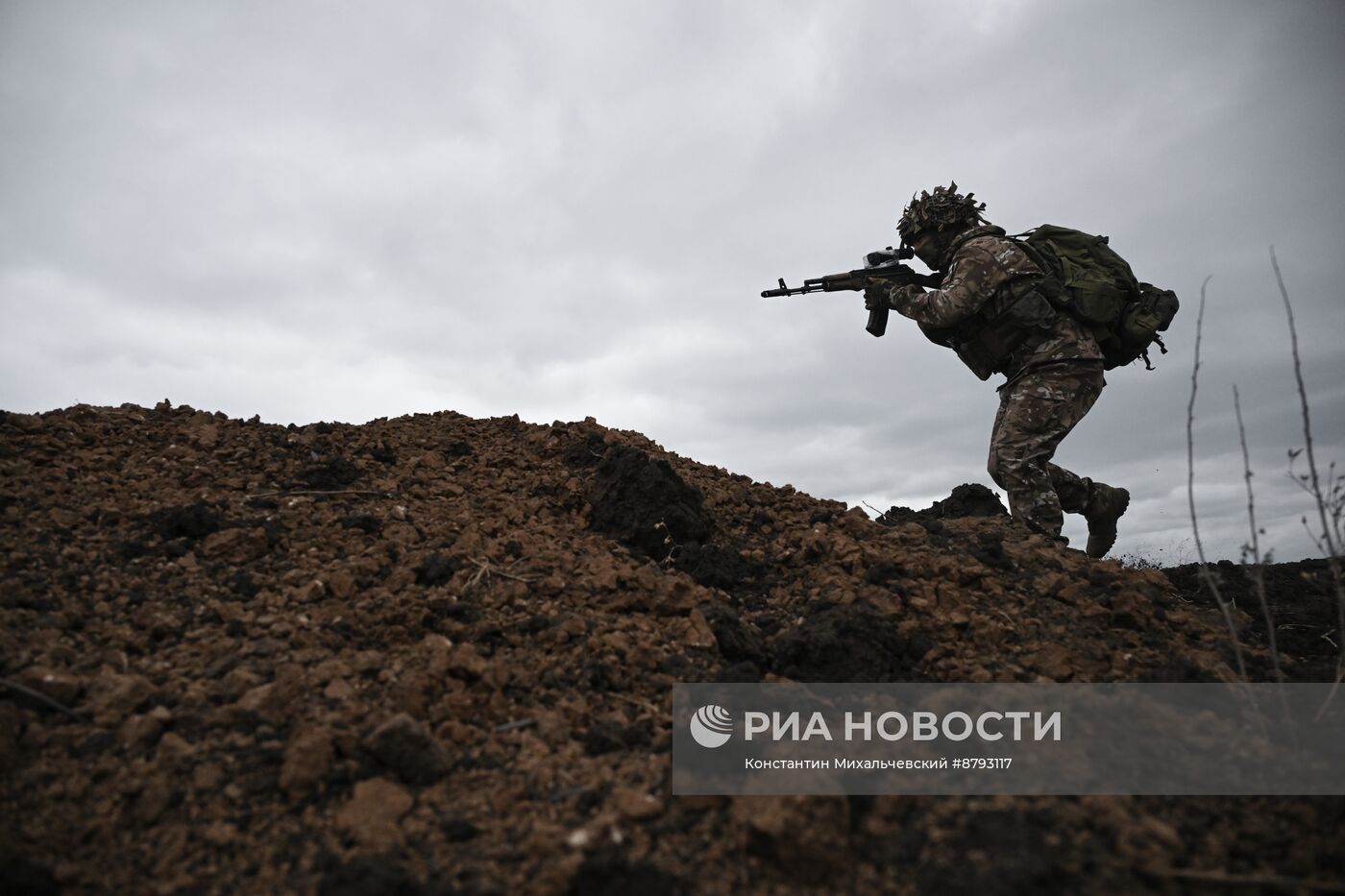 Подготовка новобранцев 1430 гвардейского полка на Запорожском направлении