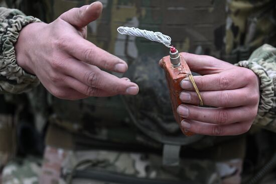 Подготовка новобранцев 1430 гвардейского полка на Запорожском направлении