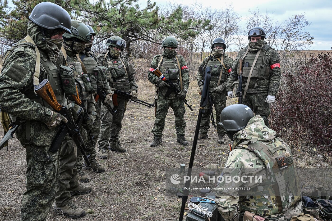 Подготовка новобранцев 1430 гвардейского полка на Запорожском направлении