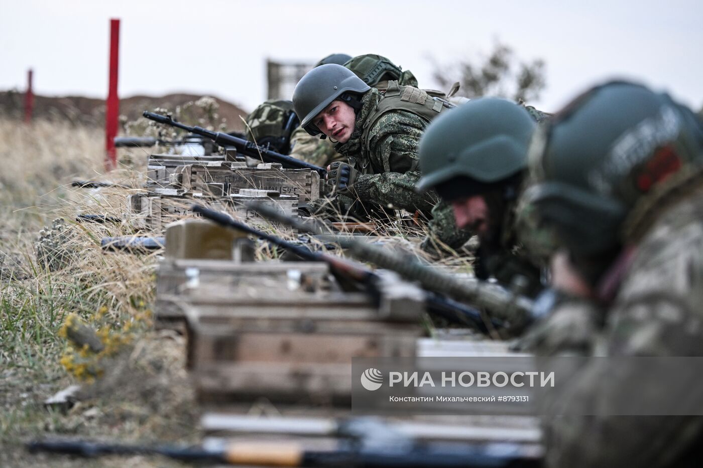 Подготовка новобранцев 1430 гвардейского полка на Запорожском направлении