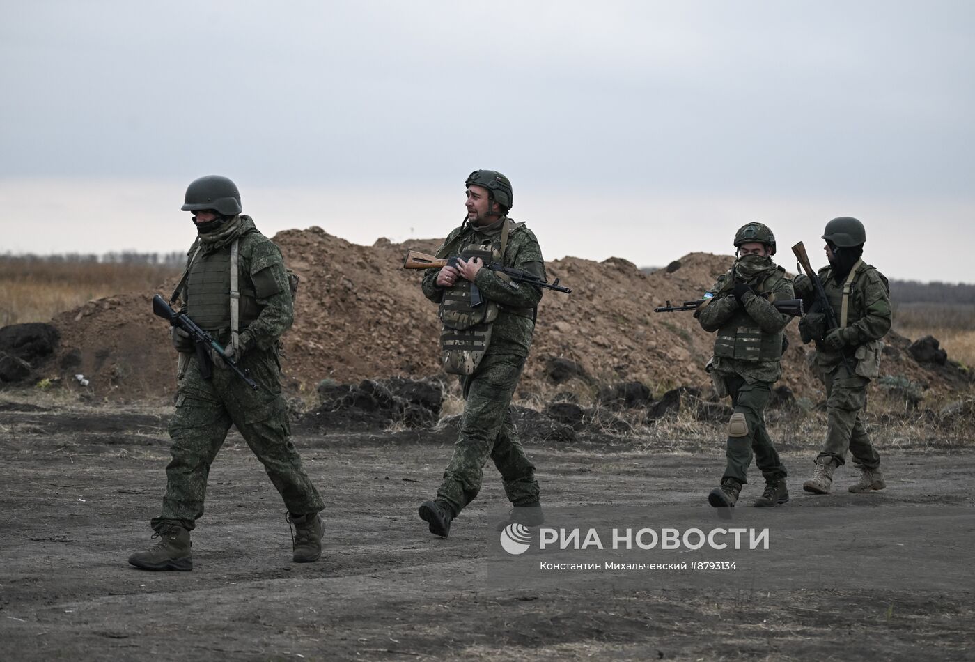 Подготовка новобранцев 1430 гвардейского полка на Запорожском направлении