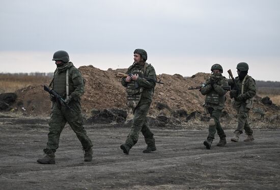 Подготовка новобранцев 1430 гвардейского полка на Запорожском направлении