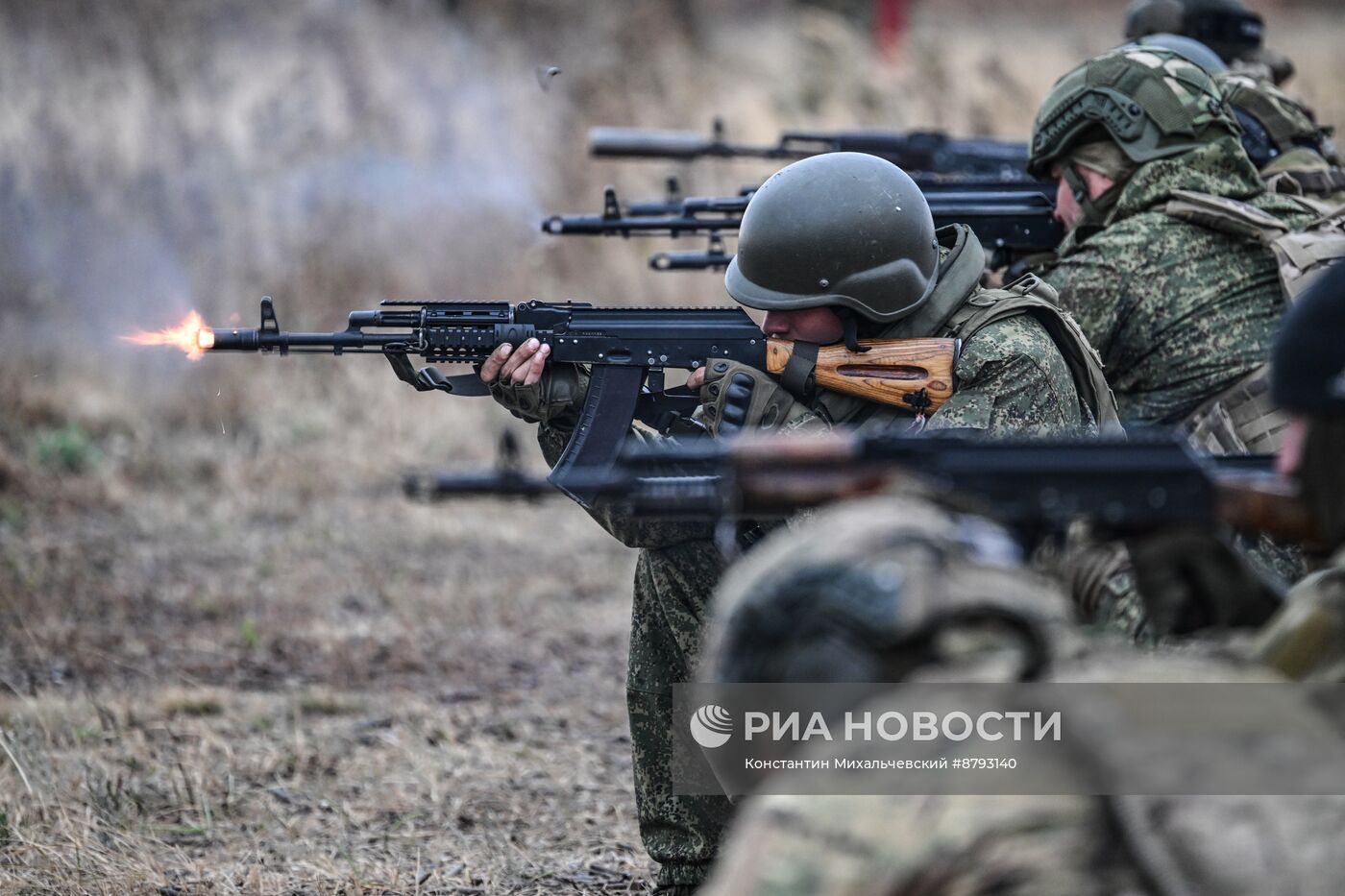 Подготовка новобранцев 1430 гвардейского полка на Запорожском направлении