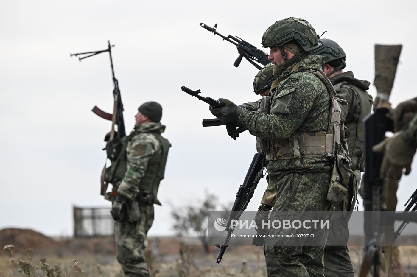 Подготовка новобранцев 1430 гвардейского полка на Запорожском направлении