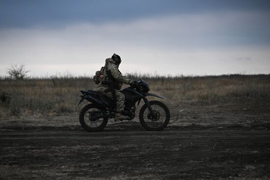 Подготовка новобранцев 1430 гвардейского полка на Запорожском направлении