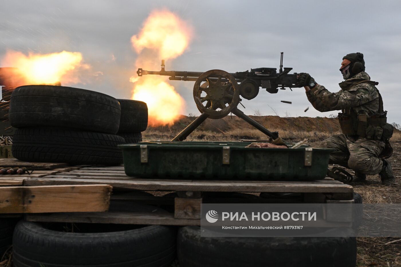 Подготовка новобранцев 1430 гвардейского полка на Запорожском направлении