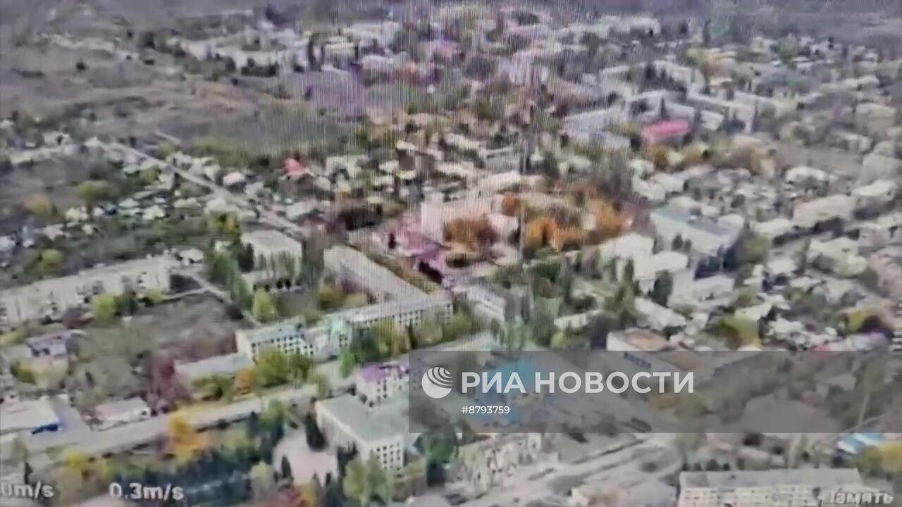 Взятие ВС РФ под контроль города Селидово в ДНР 