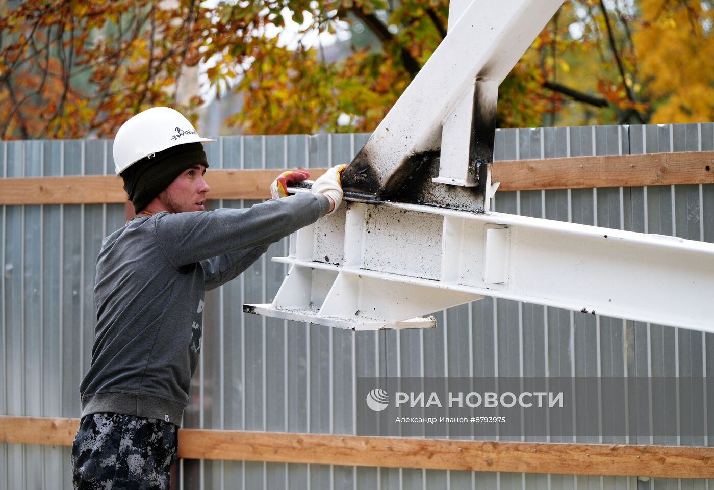 Восстановление разрушенных в ходе боевых действий объектов в Мариуполе