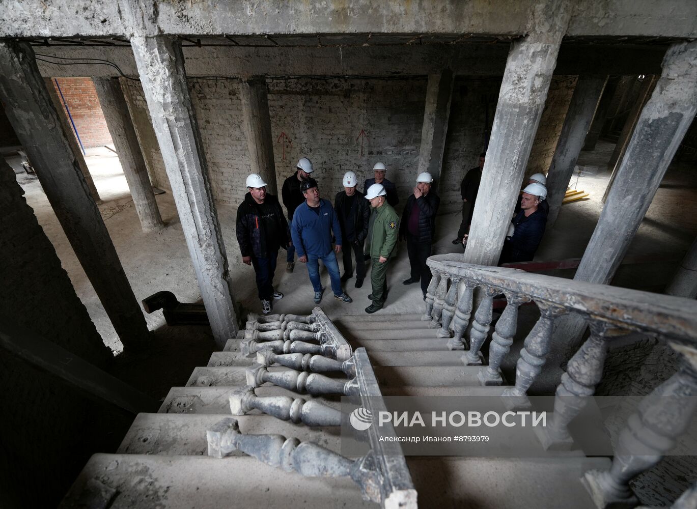 Восстановление разрушенных в ходе боевых действий объектов в Мариуполе