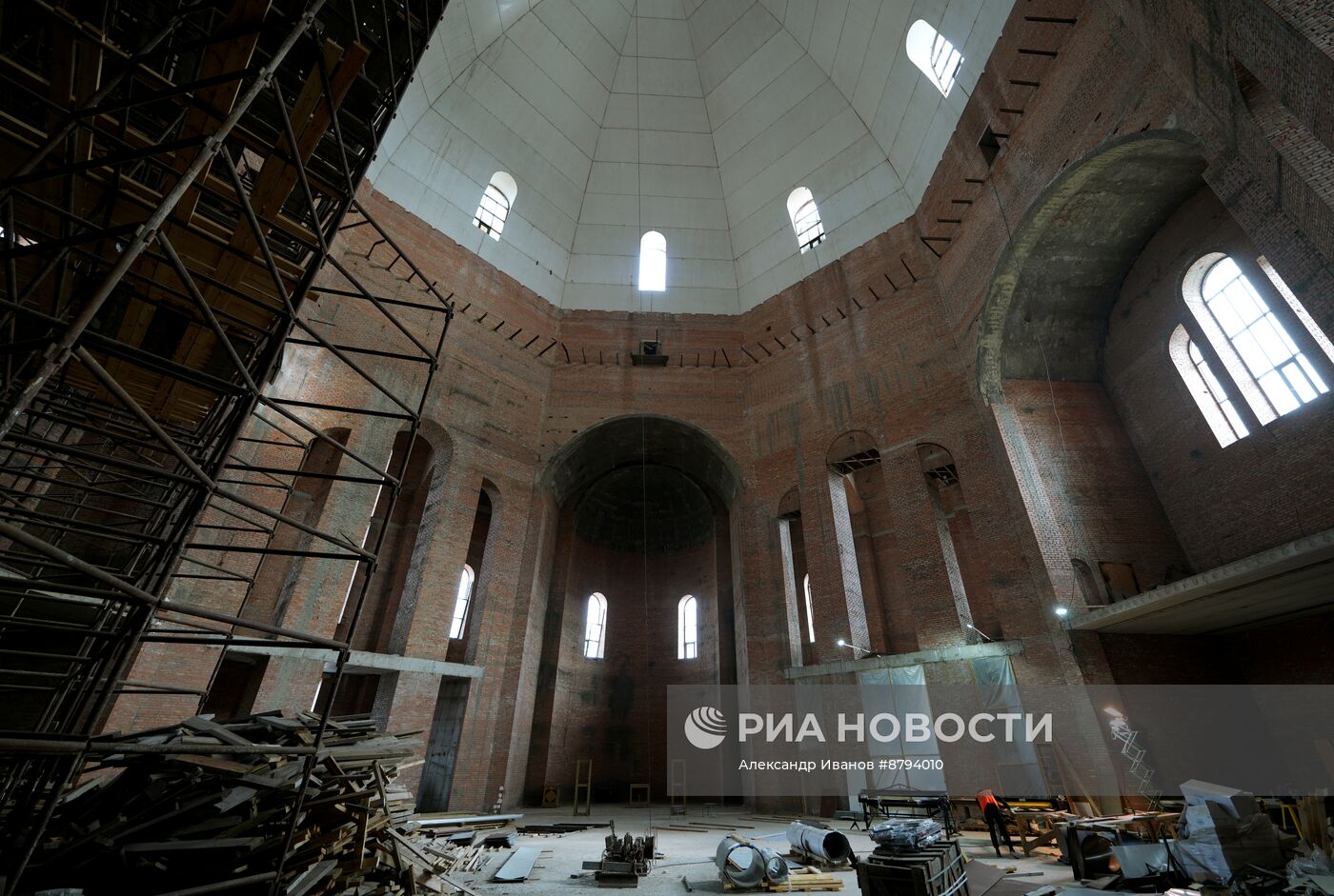 Восстановление разрушенных в ходе боевых действий объектов в Мариуполе