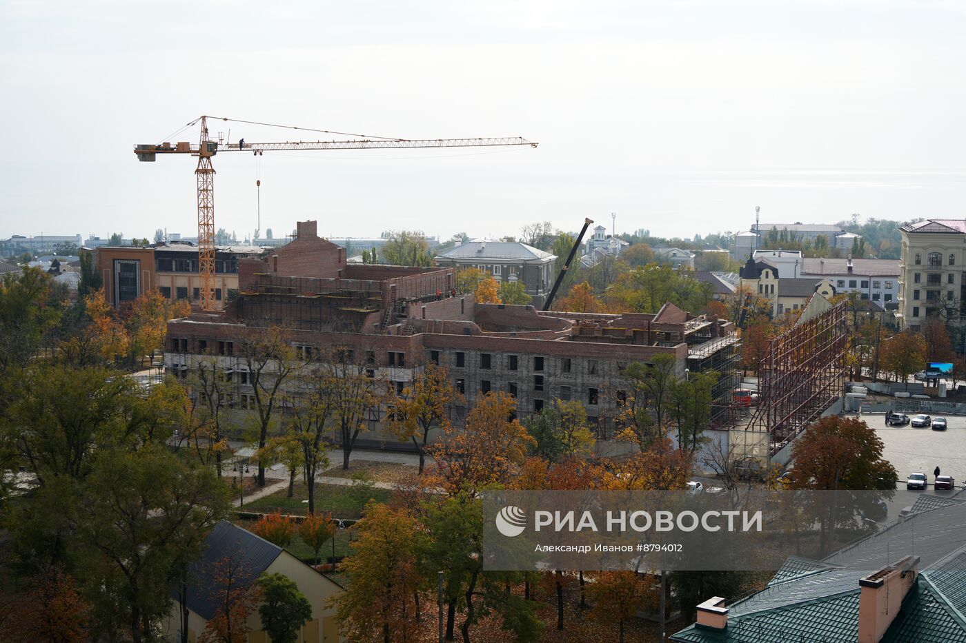 Восстановление разрушенных в ходе боевых действий объектов в Мариуполе