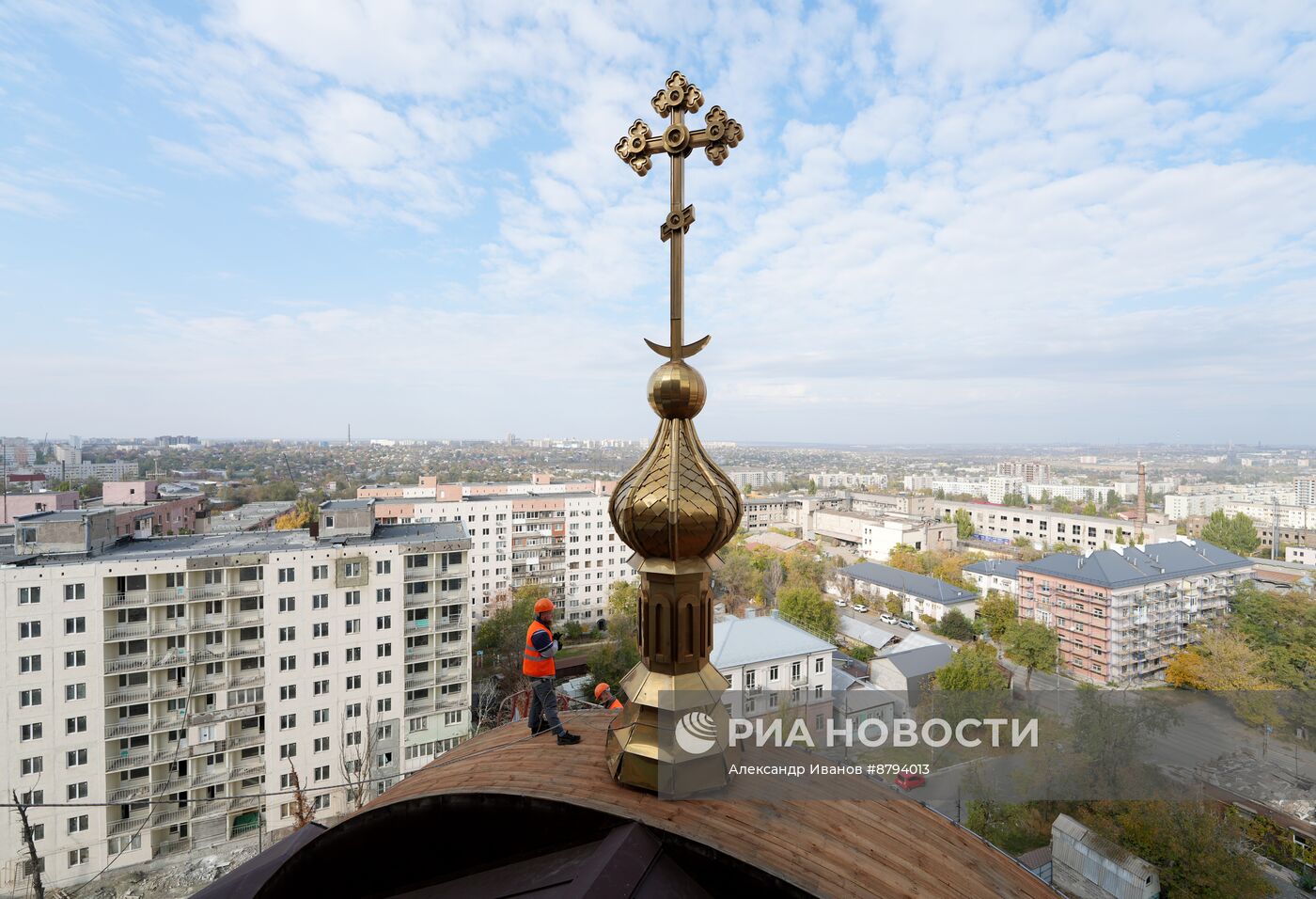 Восстановление разрушенных в ходе боевых действий объектов в Мариуполе