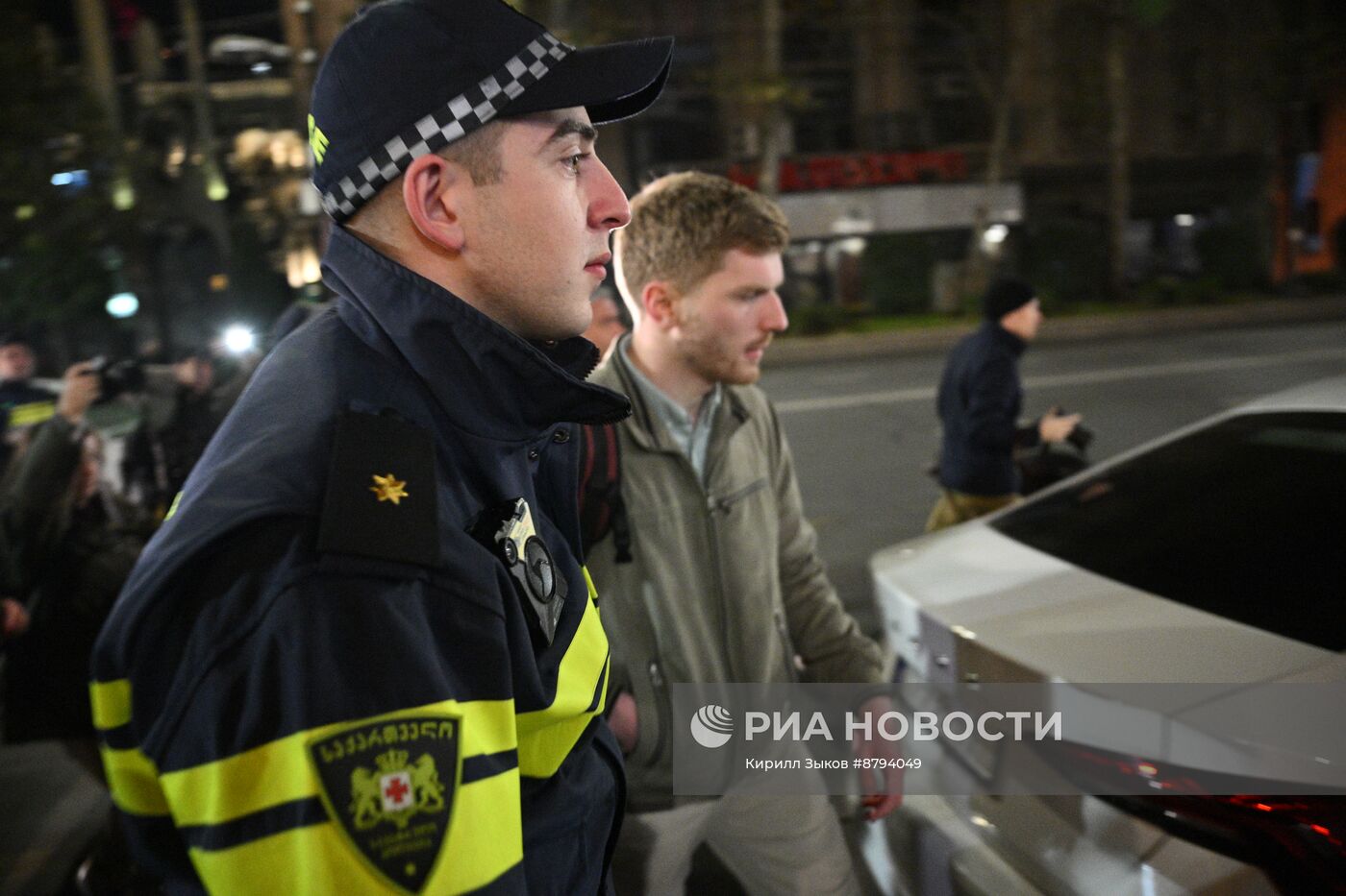 Акция протеста оппозиции в Тбилиси