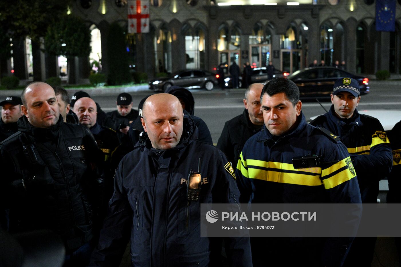 Акция протеста оппозиции в Тбилиси