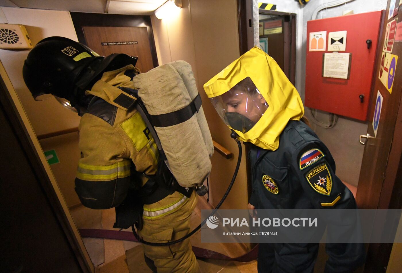 Пожарно-тактические учения во Владивостоке