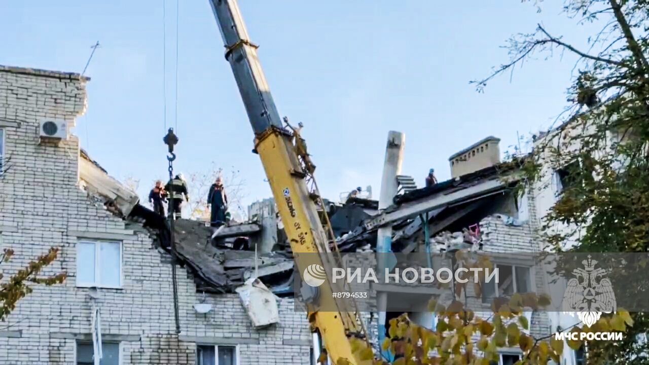 Взрыв газа в жилом доме в Черкесске