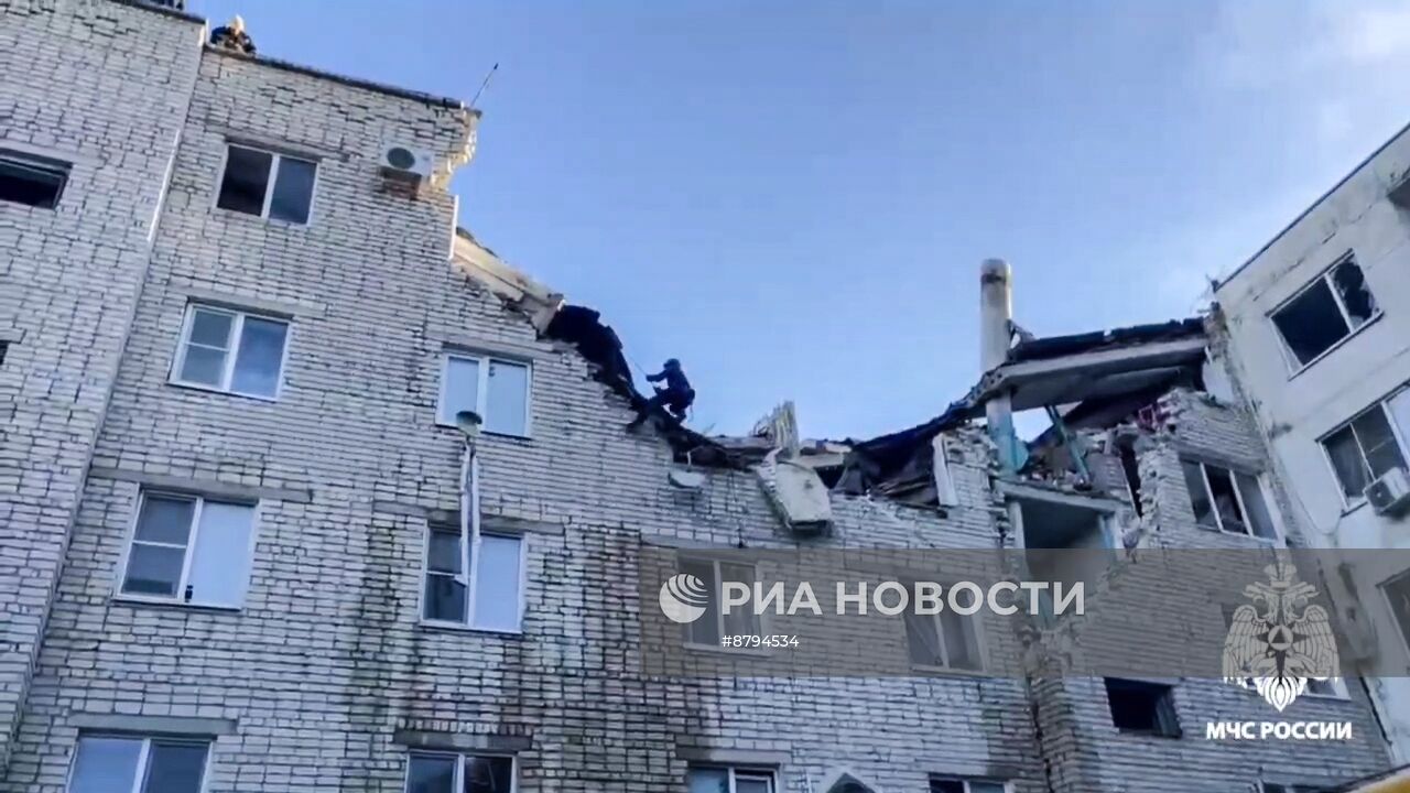 Взрыв газа в жилом доме в Черкесске