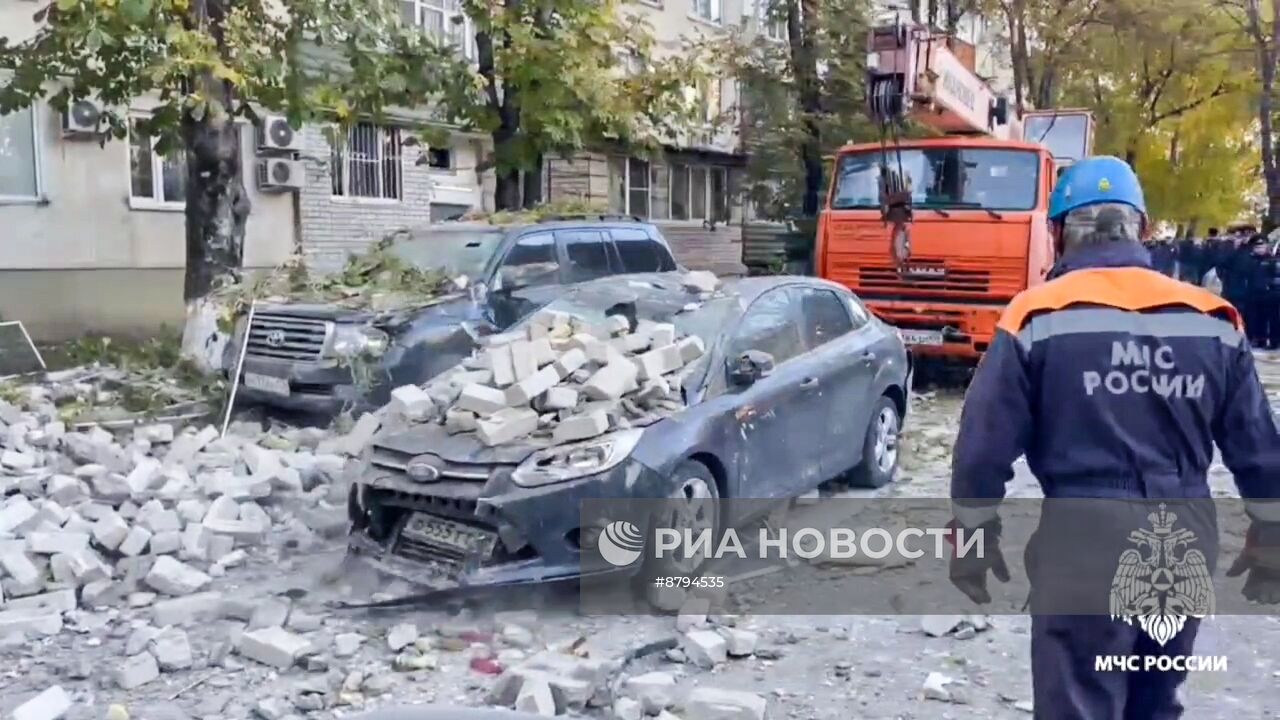 Взрыв газа в жилом доме в Черкесске