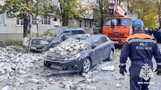 Взрыв газа в жилом доме в Черкесске