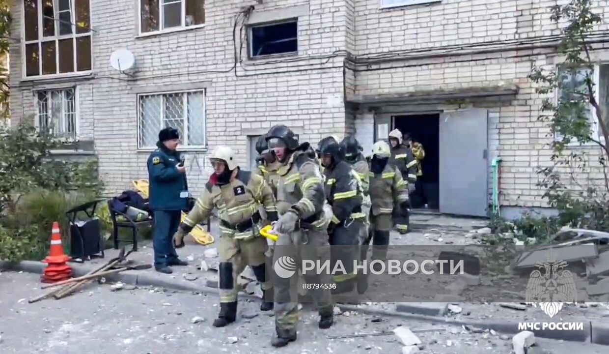 Взрыв газа в жилом доме в Черкесске