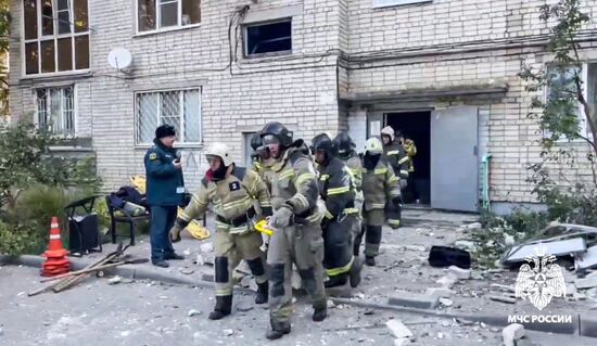 Взрыв газа в жилом доме в Черкесске