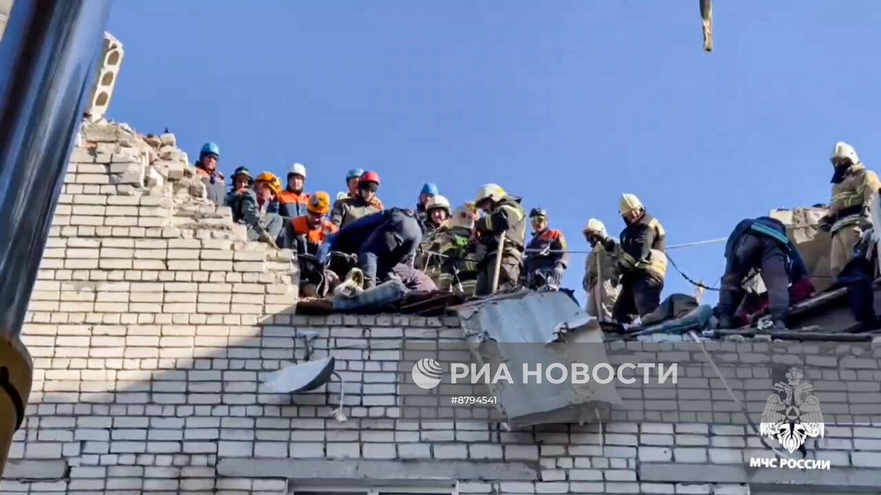 Взрыв газа в жилом доме в Черкесске